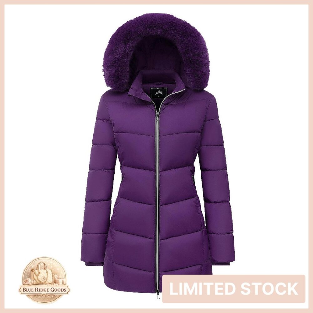 Winter Windproof Warm Down Puffer Jacket Hooded C… - image 1